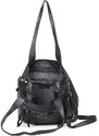 Marco Mazzini handmade Kožená kabelka přes rameno Mazzini MM233 černá