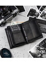 Pánská kožená peněženka Ronaldo 0800-D černá