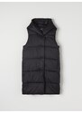 Sinsay - Prošívaná vesta s kapucí - černá
