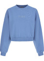 MIKINA WOOLRICH COTTON FLEECE LOGO CREWNECK