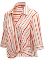 HALENKA WOOLRICH STRIPE POPLIN BLOUSE