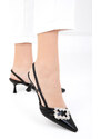 Soho Women's Black Classic Heeled Shoes 18850