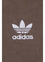 Tepláky adidas Originals Essentials Fleece Joggers hnědá barva, hladké, IR5974
