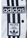 Kraťasy adidas Originals Adibreak dámské, černá barva, s aplikací, high waist, IU2518