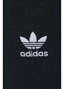 Kraťasy adidas Originals Essentials Short Leggings dámské, černá barva, hladké, high waist, HZ7261