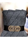 Camerazar Retro dámské šaty pásek elastický široký
