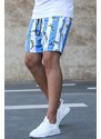 Madmext Beach Banana Blue Shorts 2376-2376