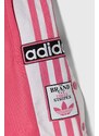 Dětské kraťasy adidas Originals růžová barva, vzorované