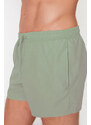 Trendyol Light Khaki Extra Short Basic Swim Shorts