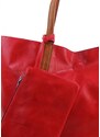 INT. COMPANY Velká krémová shopper dámská taška s crossbody uvnitř