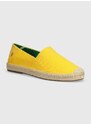 Espadrilky Polo Ralph Lauren Cevio Slip žlutá barva, 803932163004