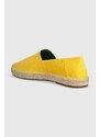 Espadrilky Polo Ralph Lauren Cevio Slip žlutá barva, 803932163004