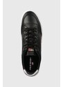 Kožené sneakers boty Polo Ralph Lauren Ps 300 černá barva, 809931902002