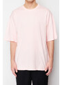 Trendyol Powder Oversize/Wide-Fit Basic 100% Cotton T-Shirt