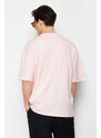 Trendyol Powder Oversize/Wide-Fit Basic 100% Cotton T-Shirt