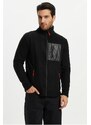 River Club Men's Black Fleece Anti-pilling Anti-Pilling Jacket