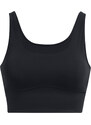 Dámské tílko Under Armour Meridian Fitted Crop Tank Black