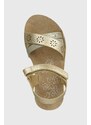Dětské sandály Garvalin zlatá barva