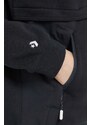 Mikina Converse dámská, černá barva, s kapucí, s aplikací
