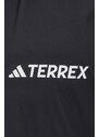 Větrovka adidas TERREX TERREX hnědá barva, IN6726