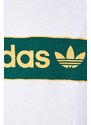 Bavlněné tričko adidas Originals bílá barva, s potiskem, IU0198