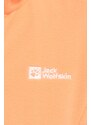 Sportovní mikina Jack Wolfskin Taunus oranžová barva, 1709532