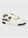 Dětské kožené sneakers boty New Balance GSB550BH bílá barva