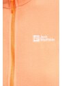 Sportovní mikina Jack Wolfskin Taunus oranžová barva, 1711391