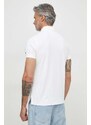 Bavlněné polo tričko Tommy Hilfiger bílá barva