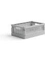 Skládací přepravka mini Made Crate - misty grey