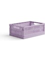 Skládací přepravka midi Made Crate - lilac