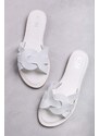 C’M Paris Bílé nízké pantofle Salene