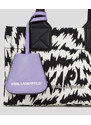 KABELKA KARL LAGERFELD K/SKUARE SM TOTE ZEBRA