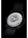 Protek Watches Černé pánské hodinky ProTek s gumovým páskem Official USMC Series 1016D 42MM