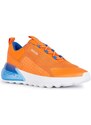 Dětské sneakers boty Geox ACTIVART ILLUMINUS oranžová barva