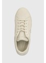 Kožené sneakers boty Tommy Hilfiger PLATFORM COURT SNEAKER NUBUCK béžová barva, FW0FW07912