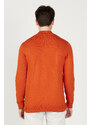 ALTINYILDIZ CLASSICS Men's Tile Standard Fit Normal Cut Half Turtleneck Knitwear Sweater.