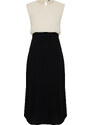 Trendyol Black A-Line Midi Crepe Woven Dress
