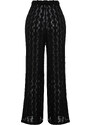 Trendyol Black Knitted Knitwear Look Trousers