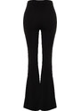 Trendyol Black Knitted Shiny Stone Trousers