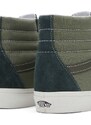 Kecky Vans SK8-Hi pánské, zelená barva, VN000CMXCX11