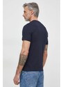 Bavlněné tričko Guess tmavomodrá barva, M2YI36 I3Z14