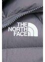 Sportovní péřová vesta The North Face Hyalite šedá barva, NF0A7SXE0UZ1