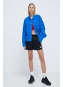 Džínová bunda adidas Originals x Ksenia Schnaider dámská, přechodná, oversize, IU2460