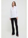 Košile Liu Jo dámská, bílá barva, relaxed, s klasickým límcem