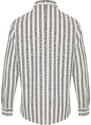 Trendyol Antacid Regular Fit Striped Shirt