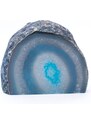 Milujeme Kameny Achát - řez - modrozelený CHZ13