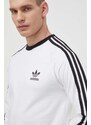 Bavlněné tričko s dlouhým rukávem adidas Originals bílá barva, IA4879