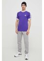 Bavlněné tričko adidas Originals 3-Stripes Tee fialová barva, s aplikací, IM9394