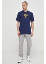 Bavlněné tričko adidas Originals tmavomodrá barva, s potiskem, IS0184